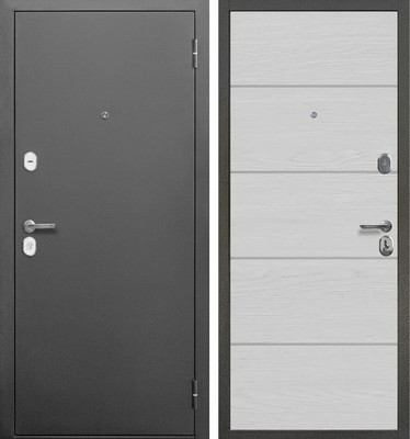 Входная дверь Guard МСТ-2 96x205 правая (антик серебро/акация)