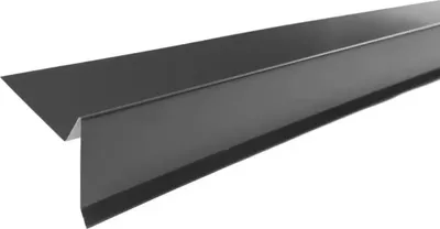 Планка торцевая Технониколь 75x25x65x5x2000 RAL 7024 (темно-серый)