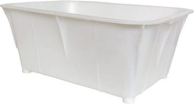 Ящик для хранения ЮстаПласт С ручками / 4813514001045 (40л, белый)