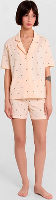 Пижама Mark Formelle 592553 (р.164/170-92-98, цветочки на персиковом креме)
