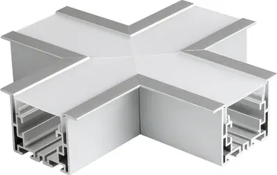 Коннектор для профиля для светодиодной ленты Arlight S2-LINIA55-F-X90 крестовой / 021276