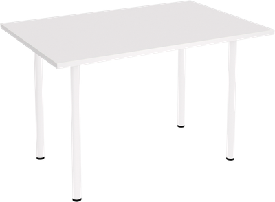 Обеденный стол Sheffilton SHT-TU66/TT 120x80  (белый/белый шагрень)