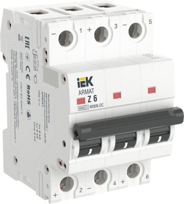 Выключатель автоматический IEK AR-M06N-3-Z005DC
