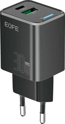Зарядное устройство сетевое EOFE 30W GaN / E306 (черный)