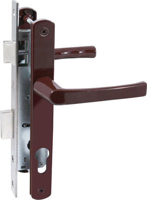 Замок врезной БУЛАТ ЗВ4-1.25.01.8017 без МЦ (коричневый)