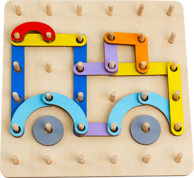 Бизиборд Woody Геоборд / 08651