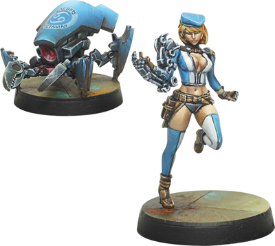 Набор фигурок для настольной игры Corvus Belli N4 Tech Bee&Crabbot Ancillary Remote Unit 280290-0631