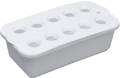 Ящик для рассады GREENGO для выращивания зеленого лука / 9096710 (белый)