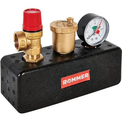 Группа безопасности Rommer RVS-0004-055025 (в теплоизоляции)