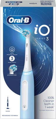 Электрическая зубная щетка Braun Oral-B / iOG3.1A6.0 (со сменными насадками, 4шт, голубой)