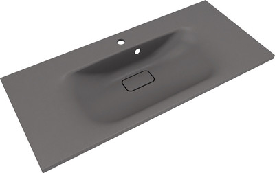 Умывальник Symbolite Фортуна 100x45 (кварц, серый шелк)