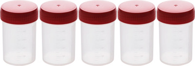 Набор контейнеров для биоматериала ЕвроКэп Стерильный с крышкой 60мл (5шт)