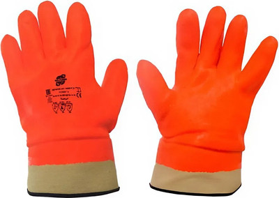 Перчатки защитные Arcticus Трикотажные х/б нефтеморозостойкие / 16020 STW (р.10, оранжевый)