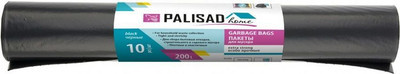 Пакеты для мусора Palisad Home 200л / 927295 (10шт, черный)