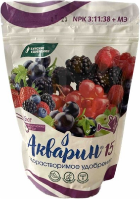 Удобрение Акварин 15 для плодово-ягодных (500г)