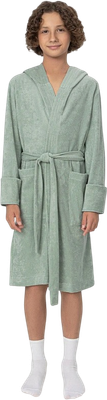 Халат детский Mark Formelle 553305 (р.128-64, зеленый лед)