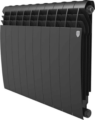 Радиатор биметаллический Royal Thermo BiLiner B 500 Черный (10 секций)