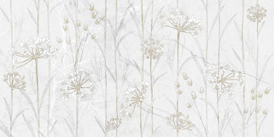 Плитка Cersanit Tenero 17379 (298x598, цветы серый)