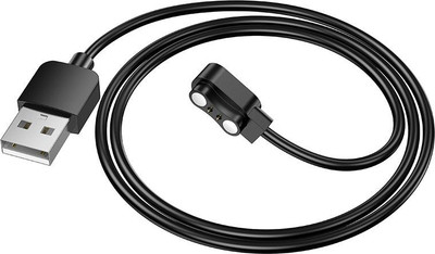 Зарядный кабель Hoco Y32 для смарт-часов (черный)