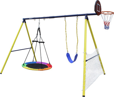 Игровой комплекс UNIX Kids 4в1 / PL4IN1YL (желтый)