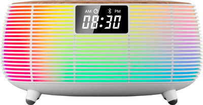 Радиочасы Hyundai H-RCL231 (белый/белая подсветка)