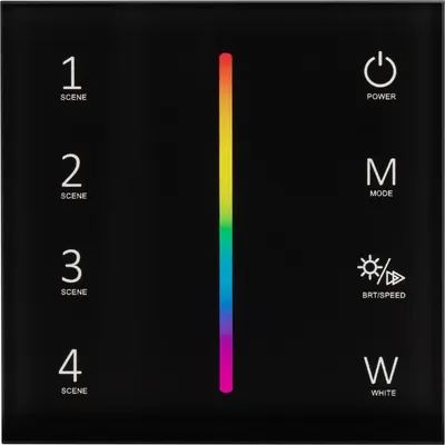 Выключатель Arlight SMART-P22-RGBW-G-IN Black / 033766