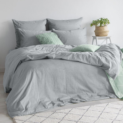 Комплект постельного белья Verossa Melange Семейный 50x70/70x70 / 775869 (Silver)