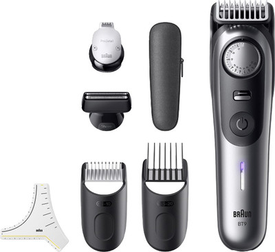 Триммер Braun BT9520 (с подставкой, серый)