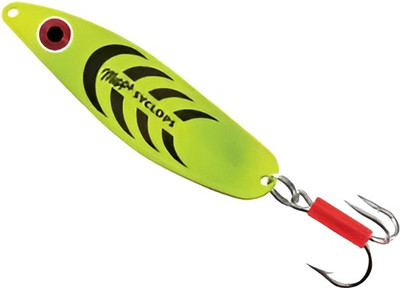 Блесна Mepps Syclops Fluo Chart №2 (лимонный, 17г, в блистере)
