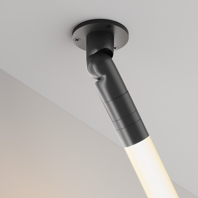 Потолочная база для трекового светильника Maytoni C027CS-P-B