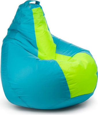 Бескаркасное кресло Mio Tesoro Груша Kombo XXL / GF-130x85-NN (небесный/неон)