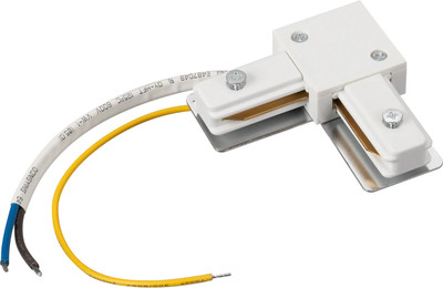 Коннектор для трековой системы Arlight LGD-2TR-CON-L-POWER-WH C / 040228