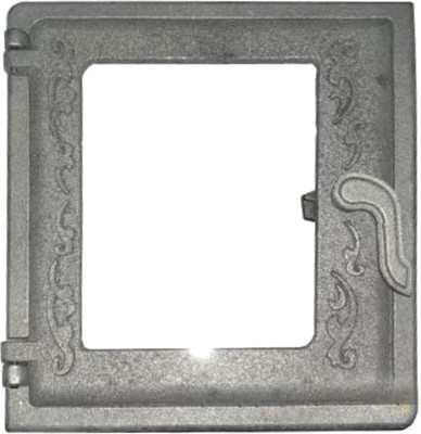 Дверца печная ЛитДеталь ДТ-4 со стеклом 2018 (295х270мм)