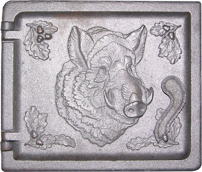 Дверца печная ЛитДеталь ДТ-4 Кабан (270х230мм)