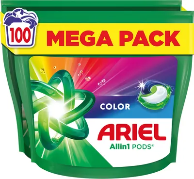 Капсулы для стирки Ariel Pods All in 1 Color (100шт)