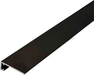 Микроплинтус КТМ-2000 MC18-05E 18мм 2.4м (черный)