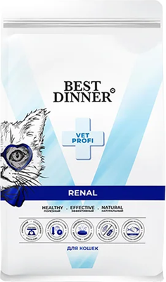 Сухой ветеринарный корм для кошек Best Dinner Vet Profi Renal (7кг)