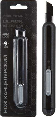 Нож канцелярский deVente Total Black / 4090404