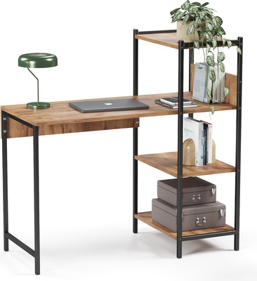 Стол-стеллаж Soma Jack 110x50 (дуб крафт золотой/черный)