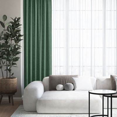 Штора Волшебная ночь Текстурный Блэкаут 150x270 / 930779 (хвоя)