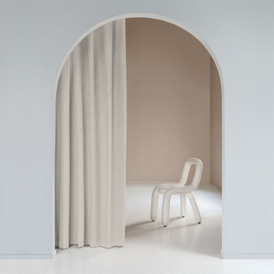 Штора Волшебная ночь Рогожка 165x270 / 767270 (экрю)