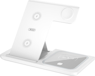 Зарядное устройство беспроводное XO 3в1 WX023 (белый)