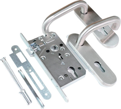 Замок врезной Arni 7504/1115 с ручками из нерж. стали