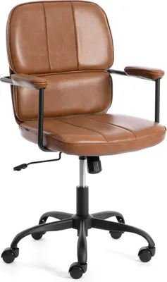 Кресло офисное Tetchair Alpha (иск. кожа, коричневый)