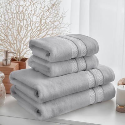 Набор полотенец Verossa МХ50 Reticolo 08 НПК044 / 746413 (холодный серый)