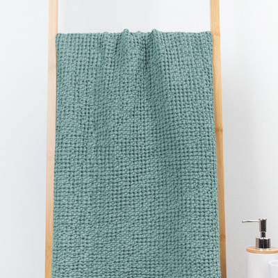 Полотенце Pole Kvetak (Беларускі лён) 75x140 24С113-ШР/у. (166 серо-голубой 2037)