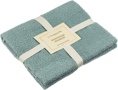 Полотенце Pole Kvetak (Беларускі лён) Махровое 50х90 22С93-ШР/л.с.уп./ст. (1 15-Самба изумруд)