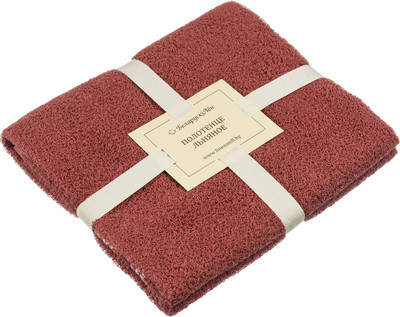 Полотенце Pole Kvetak (Беларускі лён) Махровое 50х90 22С93-ШР/л.с.уп./ст. (3 15-Самба коралл)