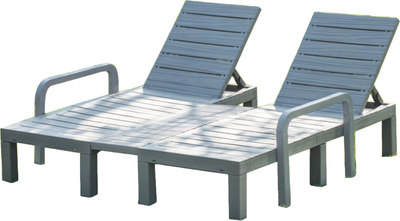 Шезлонг Springhouse Woodline 2 SL03BL (графит)