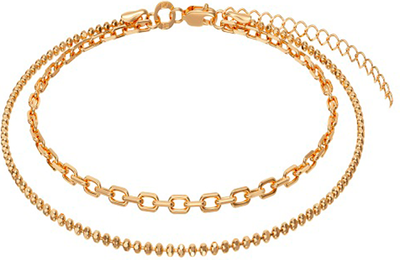 Браслет из красного золота 7 КАРАТ ПБ427Г-05011 (24см)